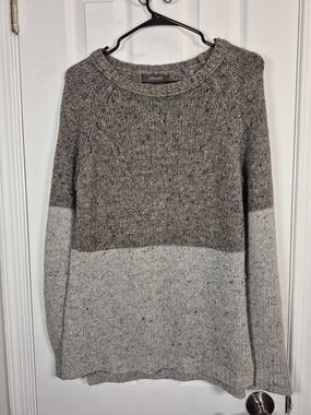 Christopher Fischer Extra Fine Merino Wool Alpaca Colorblock Knit Sweater M